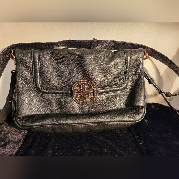 Tory Burch Black Leather Crossbody Bag - Picture 2 of 8